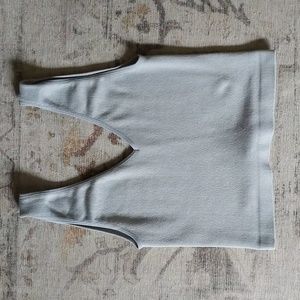 Light Blue Crop Tank Top